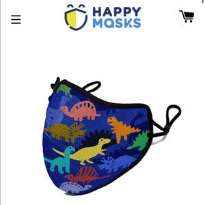 Dino Pro Happy Masks, size small NWT